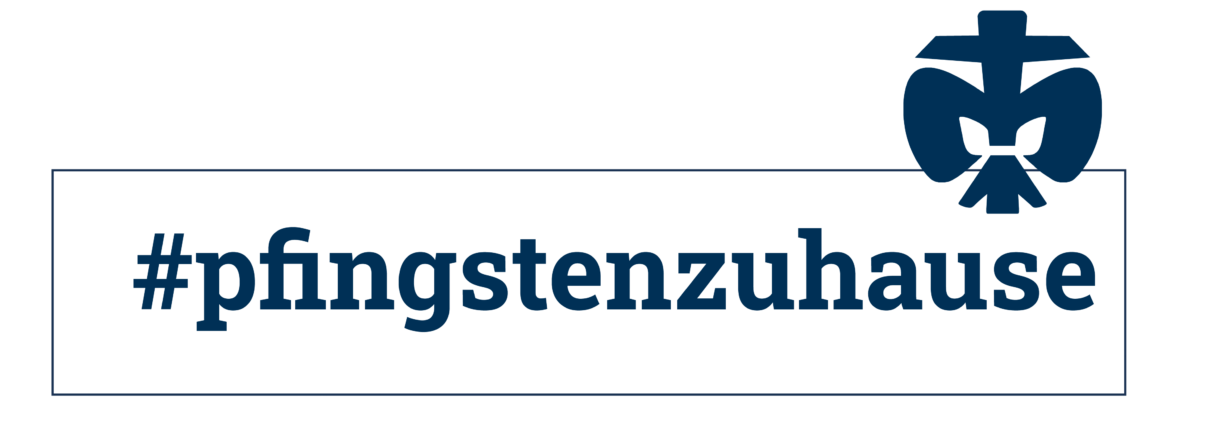 Aktionslogo #Pfingstenzuhause